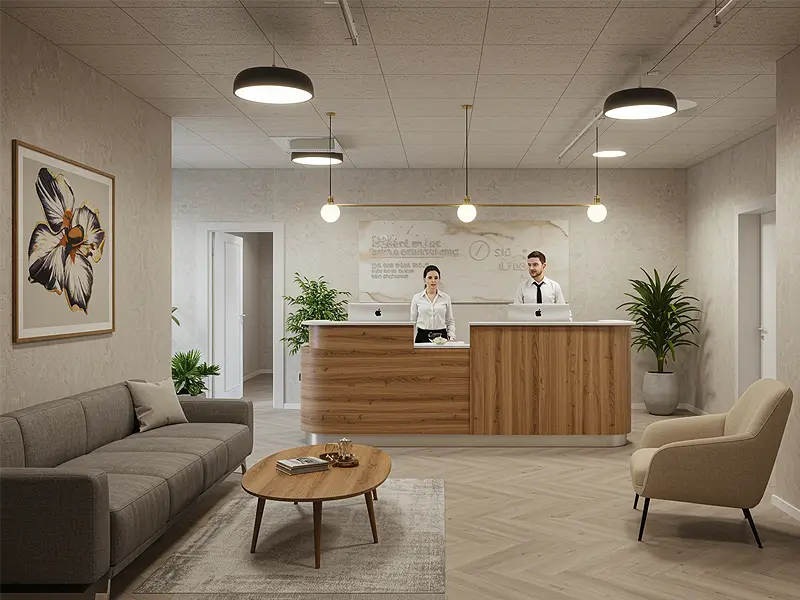 What should I look for when choosing office reception furniture for my business?
