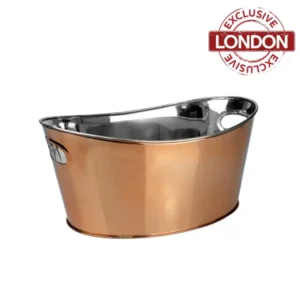 Oval Copper Ice Bucket