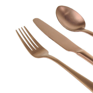 Enamor Copper Cutlery Set Hire