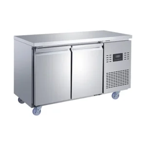2 Door Bench Fridge 9 cu ft